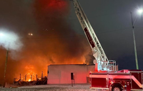 Firefighters Extinguish Massive Blaze at Warrensville Heights Commercial Building, No Injuries Reported