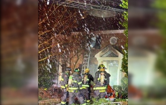 Firefighters Overcome Snowy Conditions to Battle Northwest D.C. House Blaze; Residents Safe, Cause Under Investigation