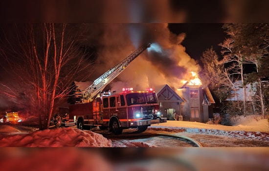 Firefighters Unite to Tackle Major Blaze Near Loon Mountain in Lincoln, NH