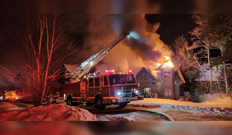 Firefighters Unite to Tackle Major Blaze Near Loon Mountain in Lincoln, NH