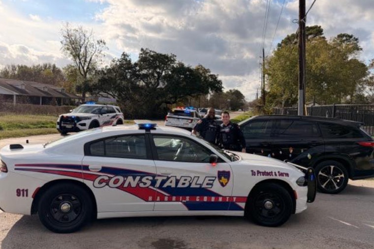 Fleeing Driver Crashes On Quiet Houston Street, Deputies Collar Suspect And Stolen Gun