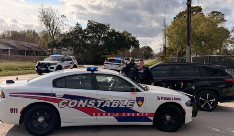 Fleeing Driver Crashes On Quiet Houston Street, Deputies Collar Suspect And Stolen Gun