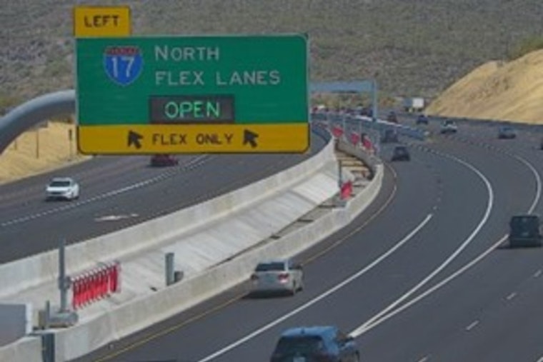 Flex Lanes on I-17 in Phoenix Confuse Advanced Car Safety Systems, Experts Suggest Turning Off Lane Assist