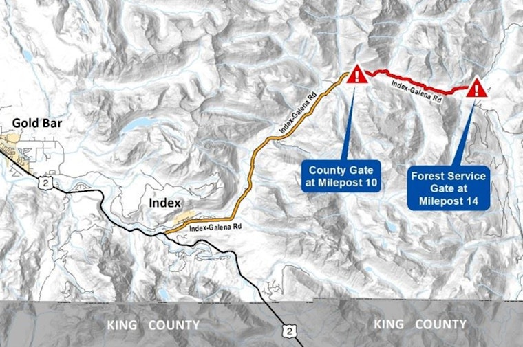Flood Damage Forces Pre-Winter Closure of Index-Galena Road in Snohomish County