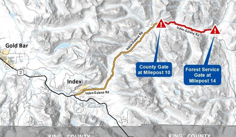 Flood Damage Forces Pre-Winter Closure of Index-Galena Road in Snohomish County