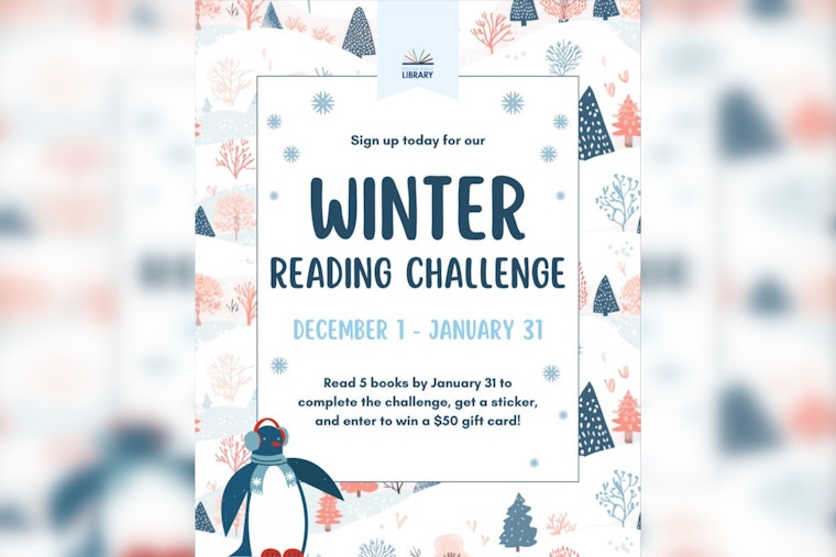 Folsom Public Library Launches Winter Reading Challenge