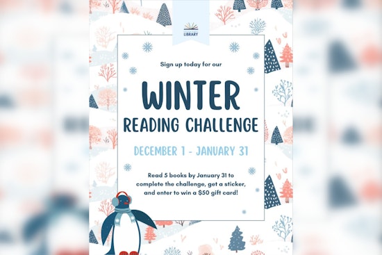 Folsom Public Library Launches Winter Reading Challenge