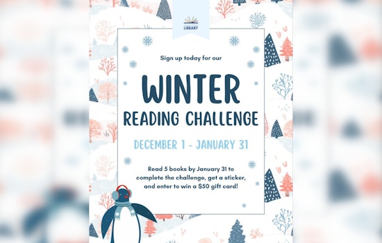 Folsom Public Library Launches Winter Reading Challenge