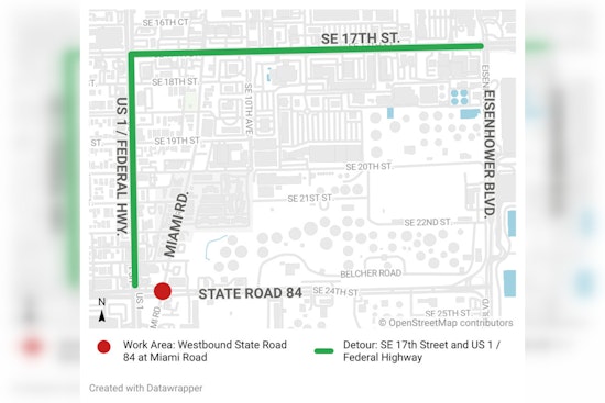 Fort Lauderdale Traffic Relief: Water Main Repair Complete, Roads at State Road 84 and Miami Road Reopened