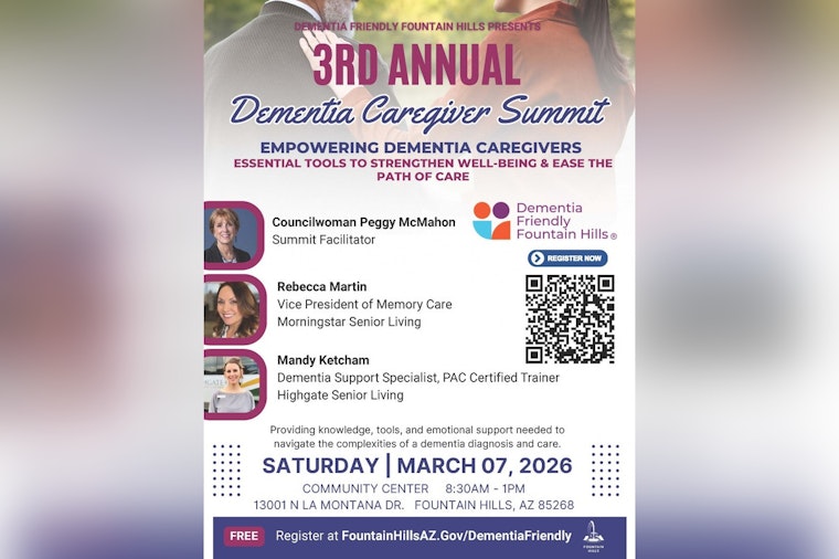 Fountain Hills to Host 3rd Annual Dementia Caregiver Summit on March 7, 2026 for a Day of Education and Support