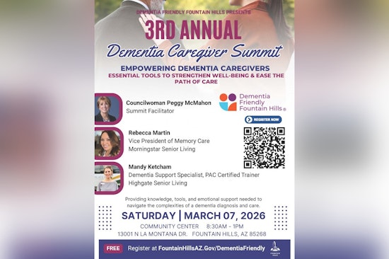 Fountain Hills to Host 3rd Annual Dementia Caregiver Summit on March 7, 2026 for a Day of Education and Support
