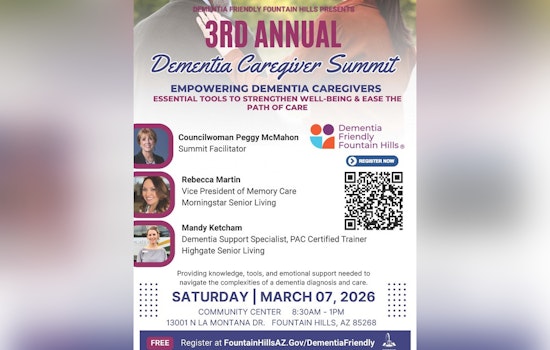 Fountain Hills to Host 3rd Annual Dementia Caregiver Summit on March 7, 2026 for a Day of Education and Support