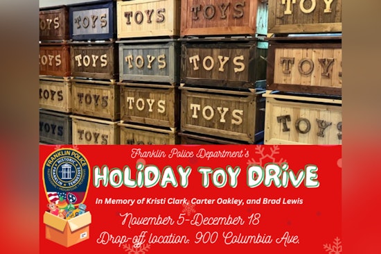 Franklin Police Department Honors Local Heroes with Annual Holiday Toy Drive