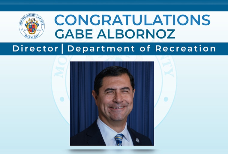 Gabe Albornoz Unanimously Reappointed as Montgomery County's Director of Recreation