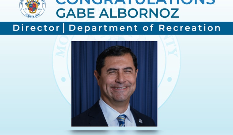 Gabe Albornoz Unanimously Reappointed as Montgomery County's Director of Recreation