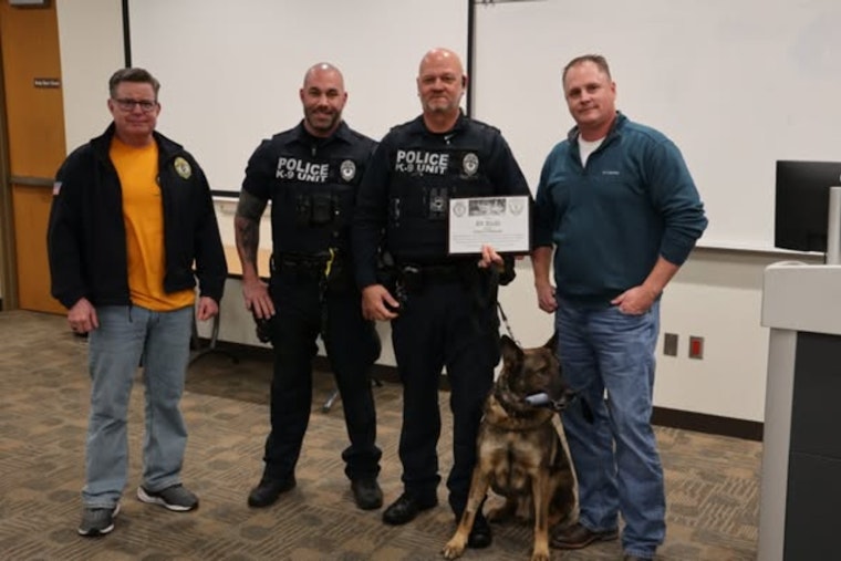 Garland Police Department Honors Retiring K9 Hero Ricky Bobby for a Decade of Dedicated Service