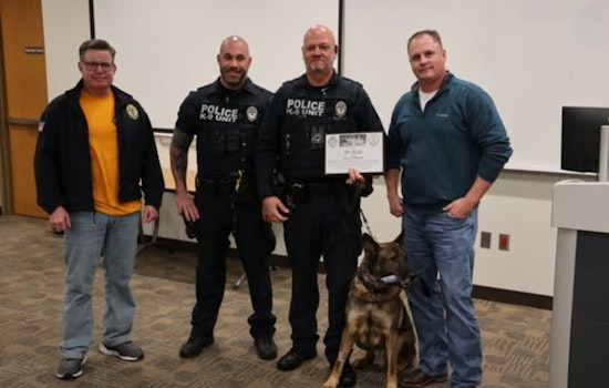 Garland Police Department Honors Retiring K9 Hero Ricky Bobby for a Decade of Dedicated Service