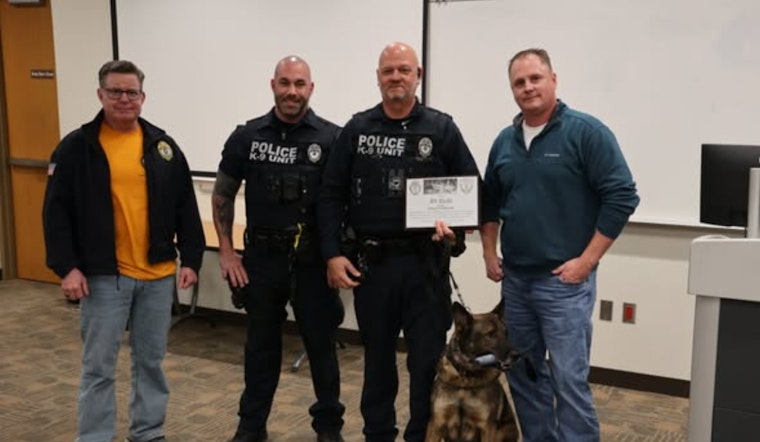 Garland Police Department Honors Retiring K9 Hero Ricky Bobby for a Decade of Dedicated Service