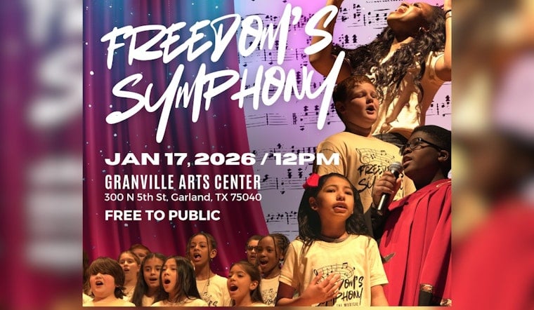 Garland to Celebrate Unity with 'Freedom’s Symphony' on MLK Day: A Showcase of Local Youth Talent