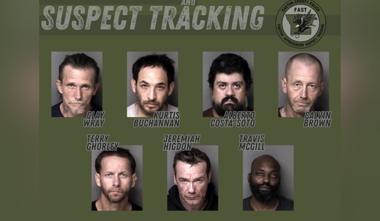 Gaston County FAST Team Marks Success in Apprehending Violent and Repeat Offenders