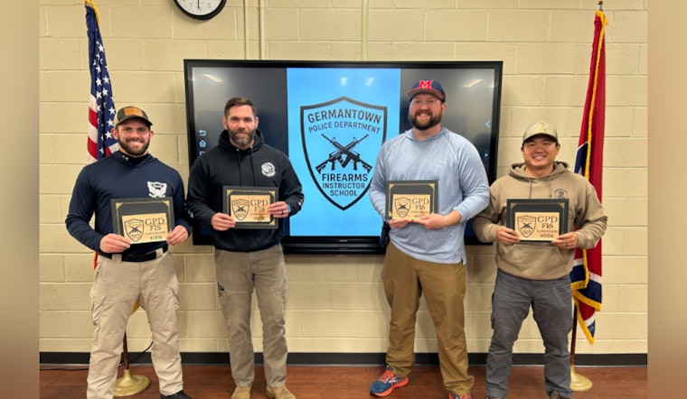 Germantown Police Department Celebrates New Firearms Instructors, Lauds Commitment to Professional Excellence