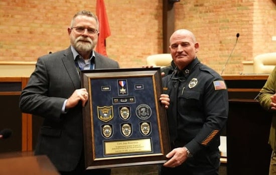 Germantown Police Department Honors Captain Jodi Whitfield's 33 Years of Service as He Approaches Retirement