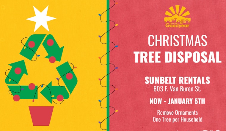 Goodyear Offers Convenient Curbside Pickup and Drop-Off Options for Post-Holiday Tree Disposal