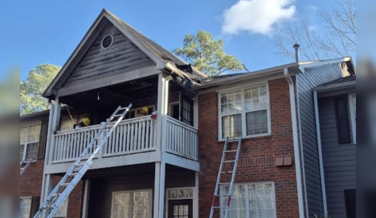 Grill on Porch Ignites Fire at Norcross Apartment Complex, 13 Displaced on Christmas Day