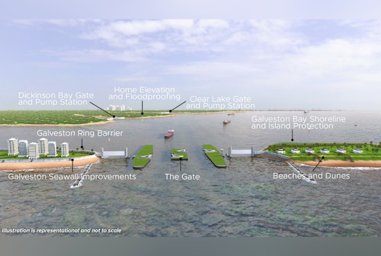 Gulf Coast Protection District Commissions "Ike Dike" Designs to Safeguard Texas Shoreline