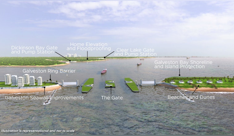 Gulf Coast Protection District Commissions "Ike Dike" Designs to Safeguard Texas Shoreline