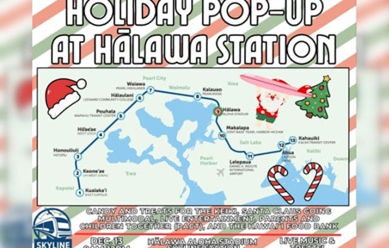 Hālawa's Aloha Stadium Skyline Station To Host Festive Holiday Pop-Up Event With Santa and Live Music
