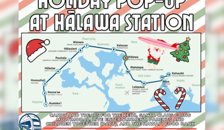 Hālawa's Aloha Stadium Skyline Station To Host Festive Holiday Pop-Up Event With Santa and Live Music