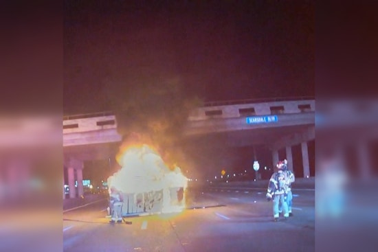 Harris County Deputy Heroically Rescues Woman from Flaming Wreck on I-45 South
