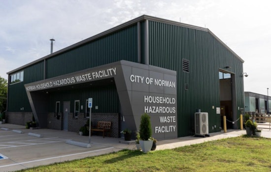 "Hazmatt" Sculpture Unveiled at Norman HHWF as Symbol of Sustainability
