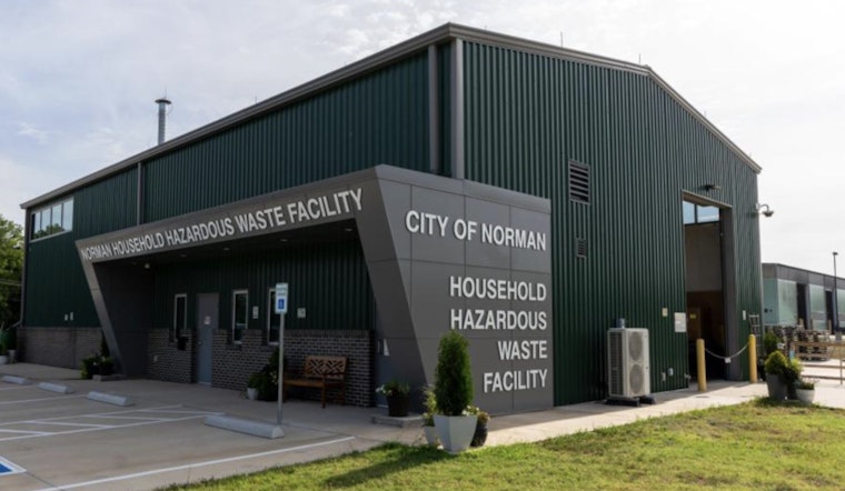 "Hazmatt" Sculpture Unveiled at Norman HHWF as Symbol of Sustainability