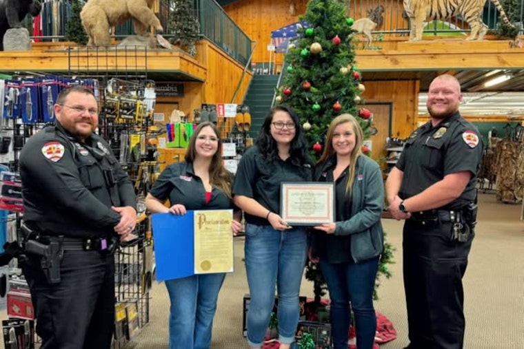 Hebron Police Celebrate Vance Outdoors for Community Support in 'Christmas Shopping with the Hebron Police' Initiative