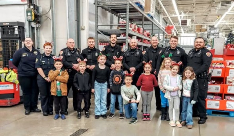 Hebron Police Spread Holiday Cheer with "Christmas Shopping with the Hebron Police" Event in Ohio
