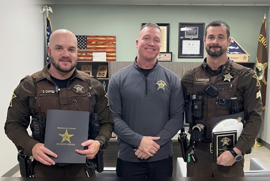 Hendricks County Sheriff's Deputies and K9 Receive Commendations for Exceptional Law Enforcement Efforts