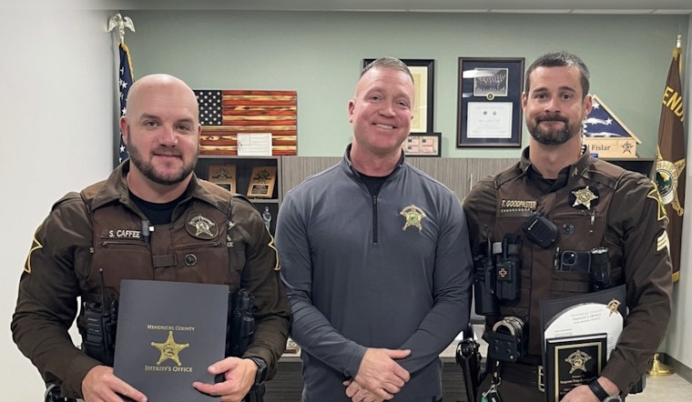 Hendricks County Sheriff's Deputies and K9 Receive Commendations for Exceptional Law Enforcement Efforts