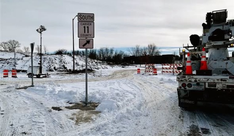Highway 11 Reopens in Carver County Following Essential Winter Safety Maintenance