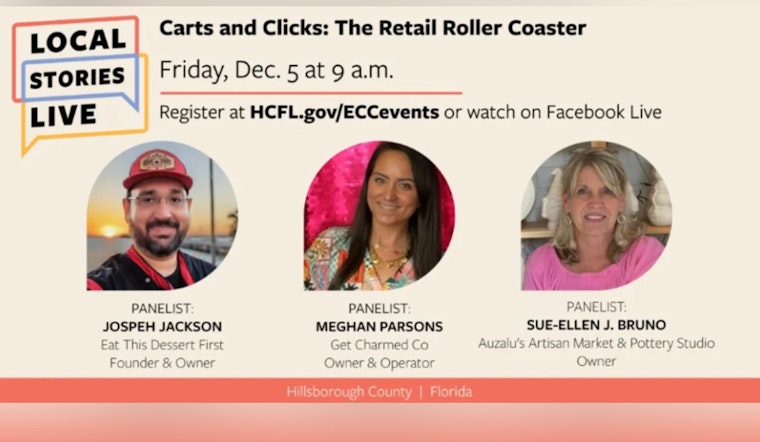 Hillsborough County Promotes Local Small Businesses Ahead of Holiday Season with 'Local Stories Live' Event