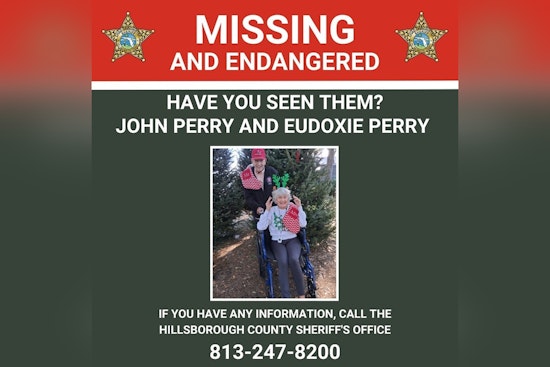 Hillsborough County Sheriff Seeks Public Help to Find Missing Nonagenarian Couple in Tampa Area
