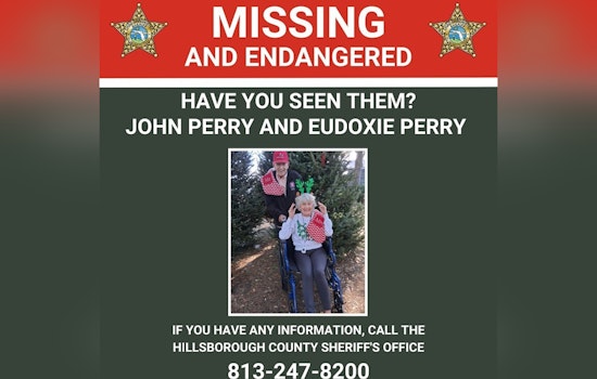 Hillsborough County Sheriff Seeks Public Help to Find Missing Nonagenarian Couple in Tampa Area