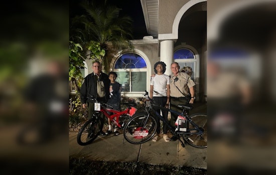 Hillsborough County Sheriff's Office Volunteers Bring Hope with Bicycles for Children After Tragic House Fire