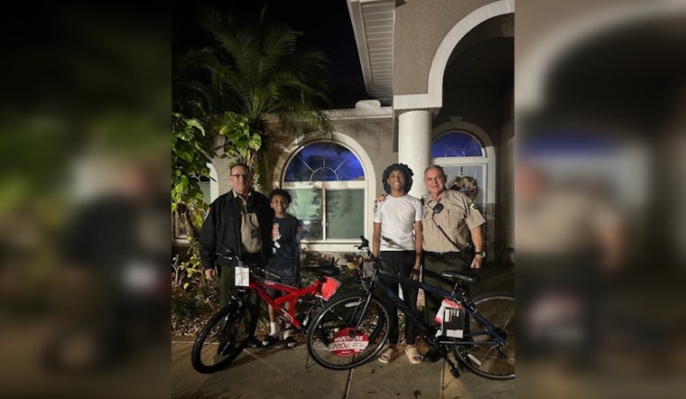 Hillsborough County Sheriff's Office Volunteers Bring Hope with Bicycles for Children After Tragic House Fire