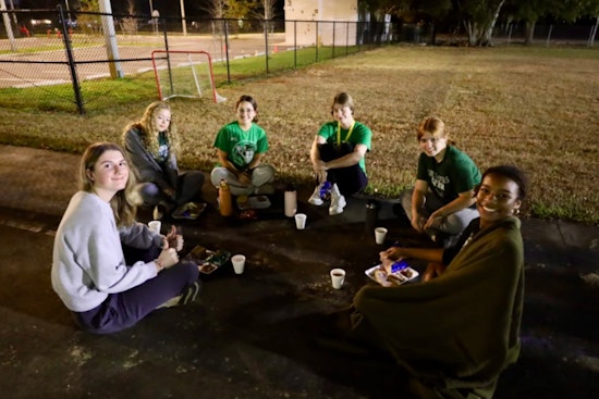 Hillsborough County Students Rally for Youth Homelessness Awareness with Overnight Camp Street Lights Event