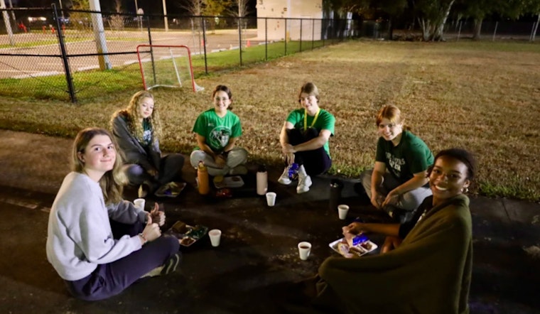 Hillsborough County Students Rally for Youth Homelessness Awareness with Overnight Camp Street Lights Event