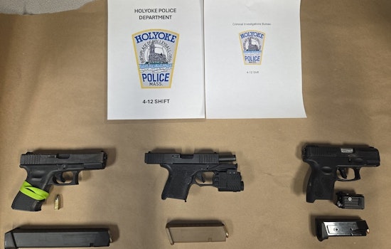 Holyoke Police Seize 'Ghost Gun' Among Three Firearms, Arrest Two Individuals Following Armed Gathering Report