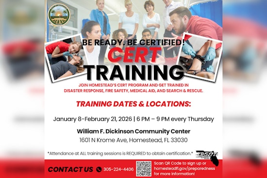 Homestead Enhances Disaster Preparedness with Second CERT Training Program - Enrollment Now Open