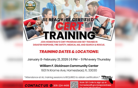 Homestead Enhances Disaster Preparedness with Second CERT Training Program - Enrollment Now Open